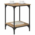 Casa si Gradina - Mobilier - Comode si corpuri - Noptiere - Masa de cafea Stejar Artizanal 40 x 40 x 55 cm Lemn compozit - Infinity.ro