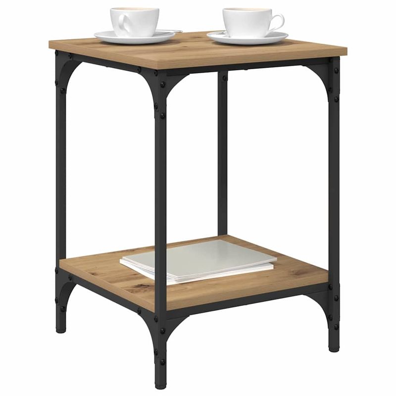 Casa si Gradina - Mobilier - Mese si birouri - Masute de cafea - Masa de cafea Stejar Artizanal 40 x 40 x 55 cm Lemn compozit - Infinity.ro