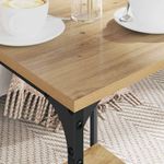 Casa si Gradina - Mobilier - Mese si birouri - Masute de cafea - Masa de cafea Stejar Artizanal 40 x 40 x 55 cm Lemn compozit - Infinity.ro