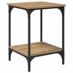 Casa si Gradina - Mobilier - Mese si birouri - Masute de cafea - Masa de cafea Stejar Artizanal 40 x 40 x 55 cm Lemn compozit - Infinity.ro