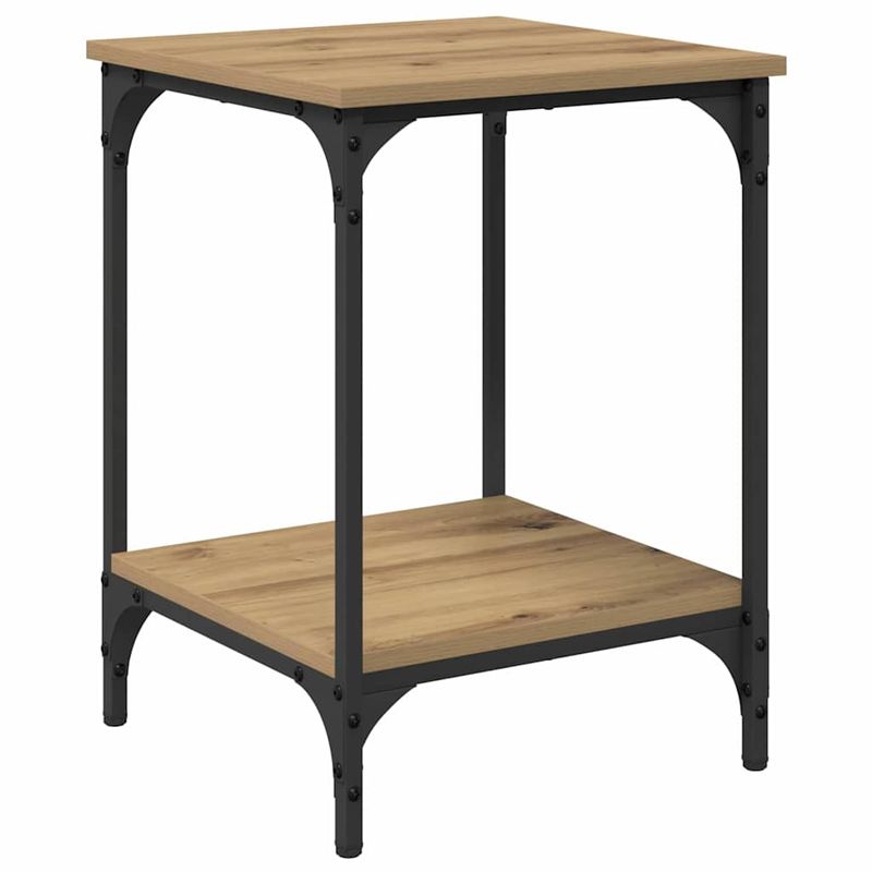 Casa si Gradina - Mobilier - Comode si corpuri - Noptiere - Masa de cafea Stejar Artizanal 40 x 40 x 55 cm Lemn compozit - Infinity.ro