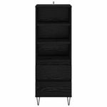 Casa si Gradina - Mobilier - Comode si corpuri - Comode - Bufet cu sertar Stejar Negru 40 x 36 x 110 cm Lemn compozit - Infinity.ro