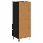 Casa si Gradina - Mobilier - Comode si corpuri - Comode - Bufet cu sertar Stejar Negru 40 x 36 x 110 cm Lemn compozit - Infinity.ro