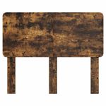 Casa si Gradina - Mobilier - Paturi si accesorii - Accesorii paturi - Tablie de pat cu aripioare, albastru, 183x16x78/88 cm textil - Infinity.ro