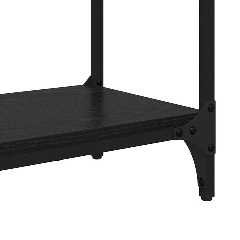 Casa si Gradina - Mobilier - Comode si corpuri - Console - Masa de consola Stejar Negru 88,5 x 30 x 75 cm Lemn compozit - Infinity.ro
