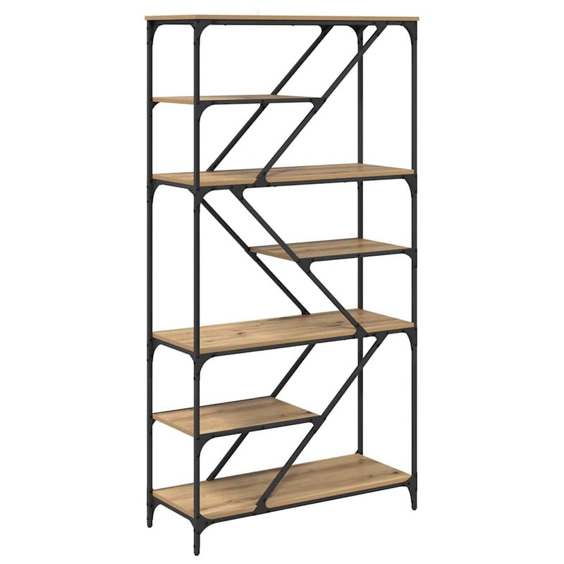 Casa si Gradina - Mobilier - Biblioteci si rafturi - Biblioteci - Raft pentru carti Stejar Artizanal 91 x 36 x 176 cm - Infinity.ro