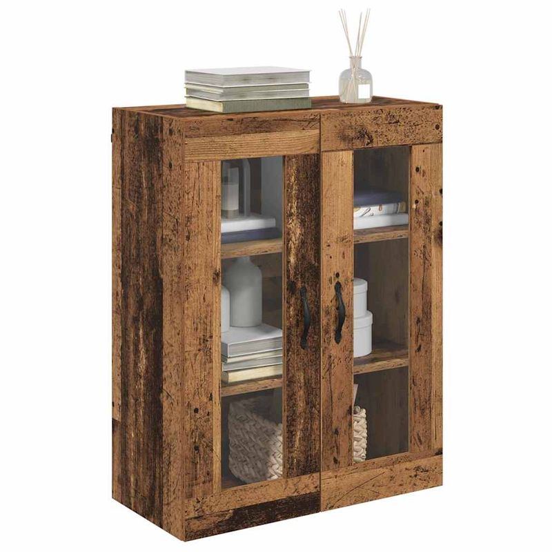 Casa si Gradina - Mobilier - Comode si corpuri - Comode - Dulap montat pe perete Lemn Vechi 69,5 x 34 x 90 cm - Infinity.ro