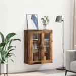 Casa si Gradina - Mobilier - Comode si corpuri - Comode - Dulap montat pe perete Lemn Vechi 69,5 x 34 x 90 cm - Infinity.ro