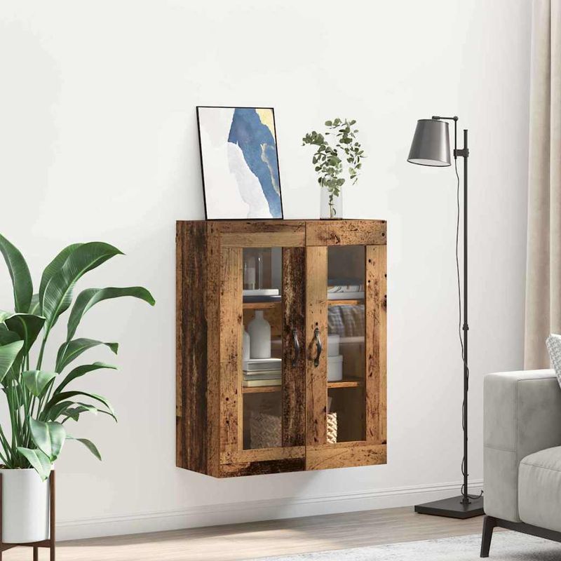 Casa si Gradina - Mobilier - Comode si corpuri - Comode - Dulap montat pe perete Lemn Vechi 69,5 x 34 x 90 cm - Infinity.ro