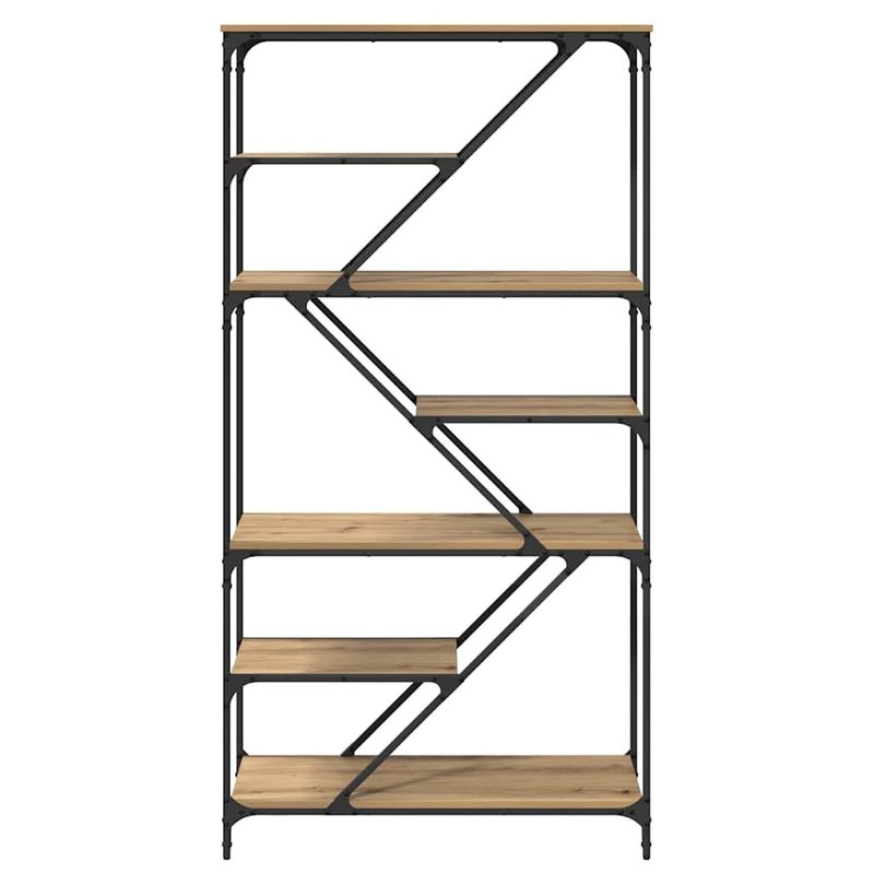 Casa si Gradina - Mobilier - Biblioteci si rafturi - Biblioteci - Raft pentru carti Stejar Artizanal 91 x 36 x 176 cm - Infinity.ro