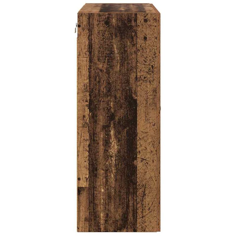 Casa si Gradina - Mobilier - Comode si corpuri - Comode - Dulap montat pe perete Lemn Vechi 69,5 x 34 x 90 cm - Infinity.ro