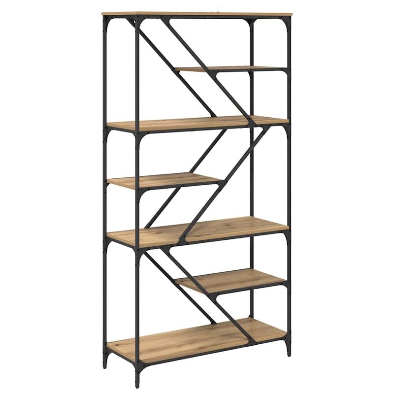 Casa si Gradina - Mobilier - Biblioteci si rafturi - Biblioteci - Raft pentru carti Stejar Artizanal 91 x 36 x 176 cm - Infinity.ro