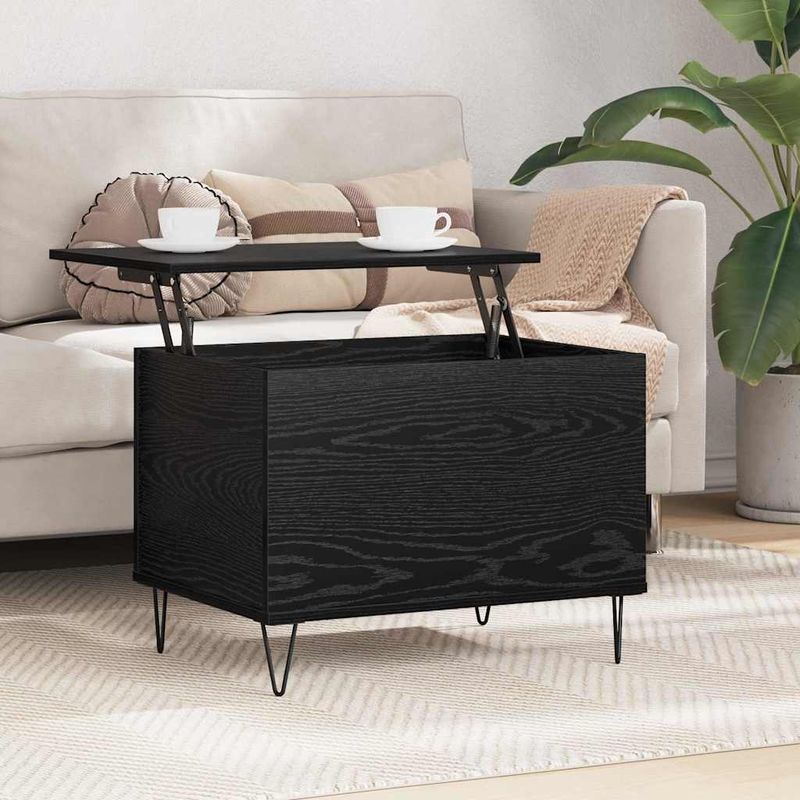 Casa si Gradina - Mobilier - Mese si birouri - Masute de cafea - Masa de cafea Stejar Negru 60 x 44,5 x 45 cm Lemn compozit - Infinity.ro