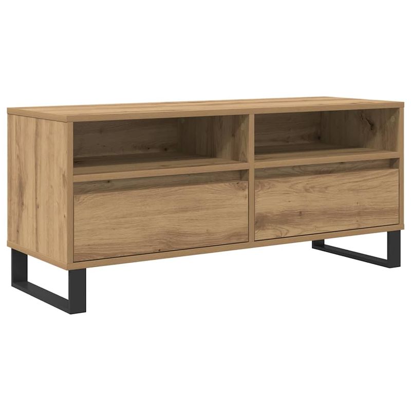 Casa si Gradina - Mobilier - Comode si corpuri - Comode - Cabinet TV cu sertar Stejar Artizanal 100 x 34,5 x 44,5 cm - Infinity.ro