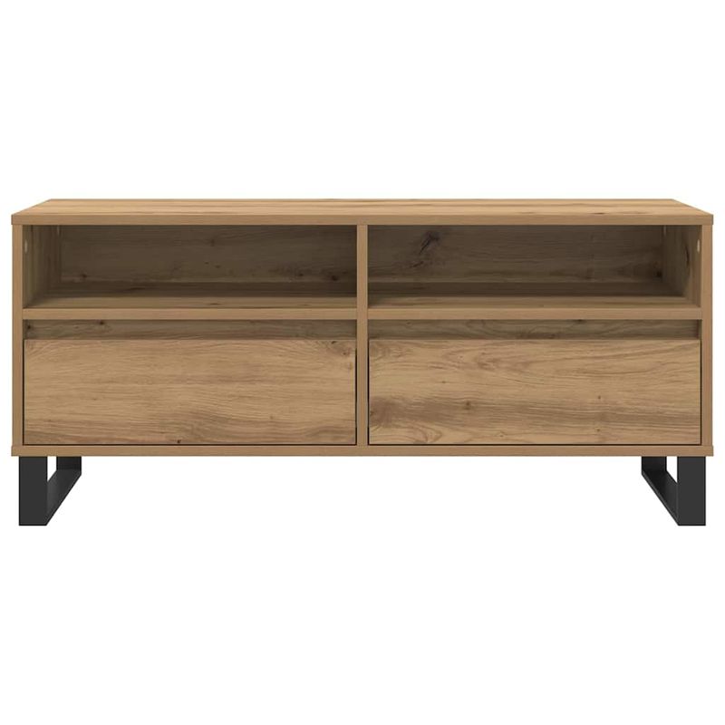 Casa si Gradina - Mobilier - Comode si corpuri - Comode - Cabinet TV cu sertar Stejar Artizanal 100 x 34,5 x 44,5 cm - Infinity.ro