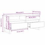 Casa si Gradina - Mobilier - Comode si corpuri - Comode - Cabinet TV cu sertar Stejar Artizanal 100 x 34,5 x 44,5 cm - Infinity.ro