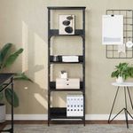 Casa si Gradina - Mobilier - Biblioteci si rafturi - Biblioteci - Raft pentru carti Stejar Negru 50 x 33 x 153 cm Lemn compozit - Infinity.ro
