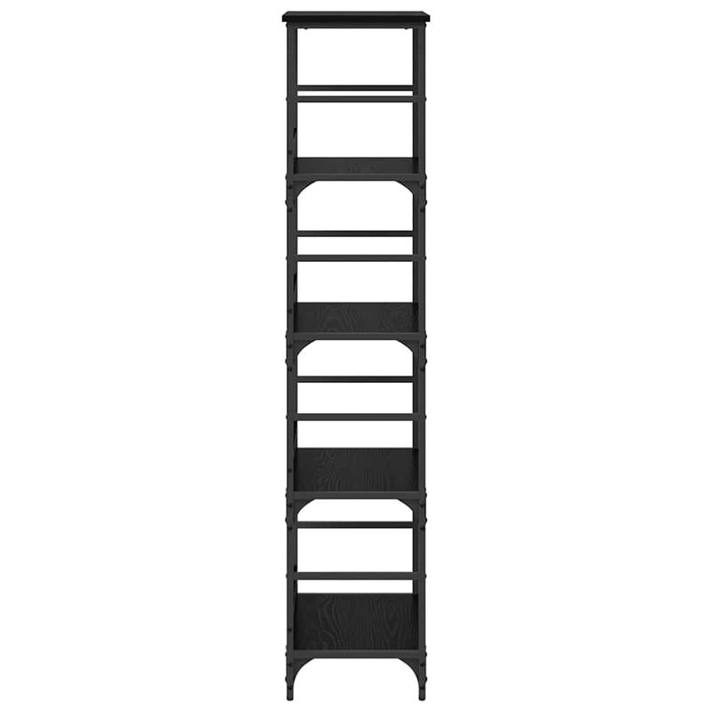 Casa si Gradina - Mobilier - Biblioteci si rafturi - Biblioteci - Raft pentru carti Stejar Negru 50 x 33 x 153 cm Lemn compozit - Infinity.ro