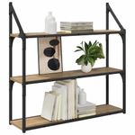 Casa si Gradina - Mobilier - Biblioteci si rafturi - Rafturi - Raft de perete Stejar Artizanal 80 x 21 x 78,5 cm Lemn compozit - Infinity.ro