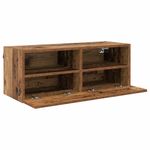 Casa si Gradina - Mobilier - Comode si corpuri - Comode - Dulapuri pentru TV Pe perete 2 pcs Lemn Vechi 80 x 30 x 30 cm - Infinity.ro