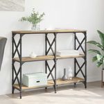 Casa si Gradina - Mobilier - Comode si corpuri - Console - Masa de consola Stejar Artizanal 100 x 28 x 80,5 cm - Infinity.ro