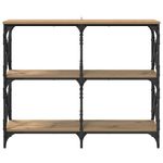 Casa si Gradina - Mobilier - Comode si corpuri - Console - Masa de consola Stejar Artizanal 100 x 28 x 80,5 cm - Infinity.ro