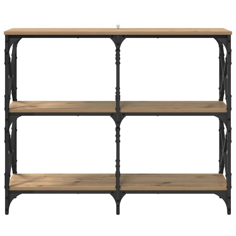 Casa si Gradina - Mobilier - Comode si corpuri - Console - Masa de consola Stejar Artizanal 100 x 28 x 80,5 cm - Infinity.ro