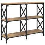 Casa si Gradina - Mobilier - Comode si corpuri - Console - Masa de consola Stejar Artizanal 100 x 28 x 80,5 cm - Infinity.ro