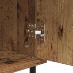 Casa si Gradina - Mobilier - Comode si corpuri - Comode - Bufet Lemn Vechi 40 x 35 x 70 cm Lemn Ingineresc si Fier - Infinity.ro