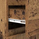 Casa si Gradina - Mobilier - Comode si corpuri - Comode - Bufet Lemn Vechi 40 x 35 x 70 cm Lemn Ingineresc si Fier - Infinity.ro