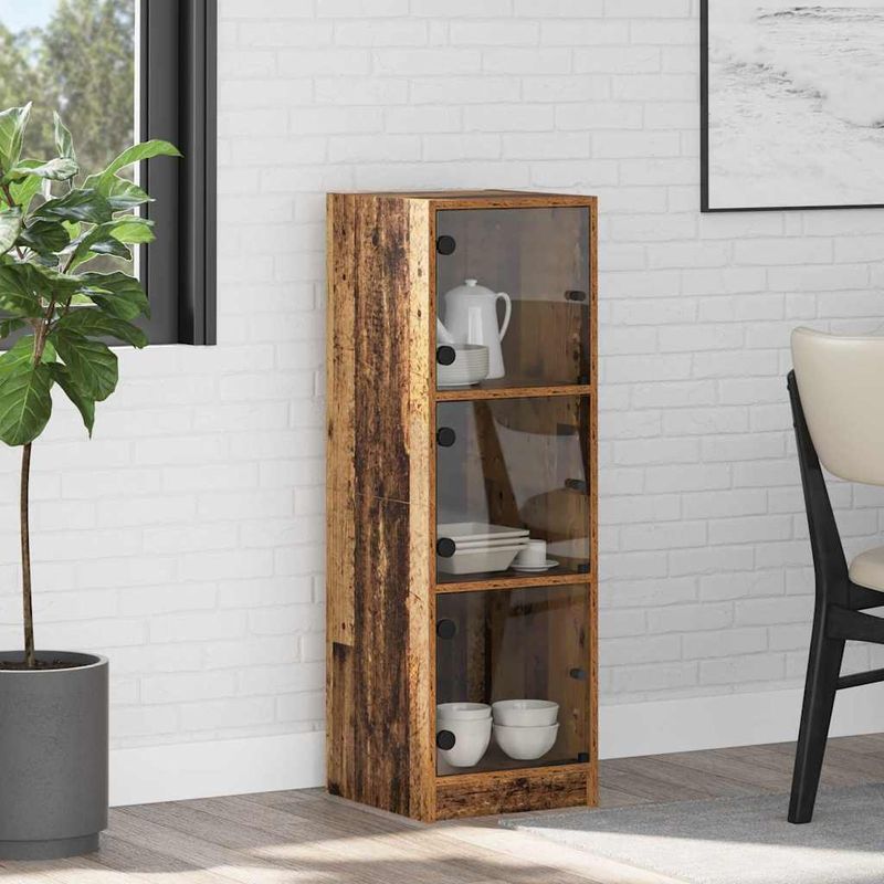 Casa si Gradina - Mobilier - Comode si corpuri - Comode - Bufet Lemn Vechi 35 x 37 x 109 cm Lemn compozit - Infinity.ro