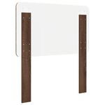 Casa si Gradina - Mobilier - Paturi si accesorii - Accesorii paturi - Tablie de pat cu aripioare, negru, 203x16x118/128 cm, catifea - Infinity.ro