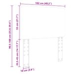 Casa si Gradina - Mobilier - Paturi si accesorii - Accesorii paturi - Tablie de pat cu aripioare, negru, 203x16x118/128 cm, catifea - Infinity.ro