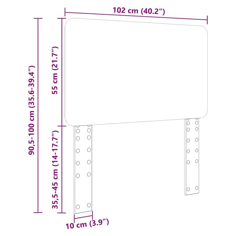 Casa si Gradina - Mobilier - Paturi si accesorii - Accesorii paturi - Tablie de pat cu aripioare, negru, 203x16x118/128 cm, catifea - Infinity.ro