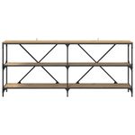 Casa si Gradina - Mobilier - Comode si corpuri - Console - Masa de consola Stejar Artizanal 180 x 30 x 75 cm Lemn compozit - Infinity.ro