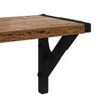 Casa si Gradina - Mobilier - Biblioteci si rafturi - Rafturi - Semele de perete cu raft 2 pcs Lemn Vechi 80 x 15 x 15,5 cm - Infinity.ro