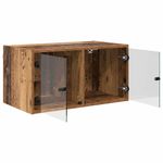 Casa si Gradina - Mobilier - Dulapuri si sifoniere - Dulapuri - Dulapuri de perete Pe perete 2 pcs Lemn Vechi 68 x 37 x 35 cm - Infinity.ro