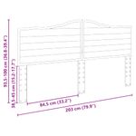 Casa si Gradina - Mobilier - Paturi si accesorii - Accesorii paturi - Tablie de depozitare Stejar sonoma 120 cm Lemn compozit - Infinity.ro