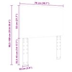 Casa si Gradina - Mobilier - Paturi si accesorii - Accesorii paturi - Tablie de pat cu nasturi roz 140 cm catifea - Infinity.ro