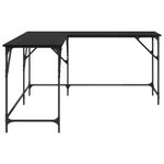 Casa si Gradina - Mobilier - Mese si birouri - Birouri - Birou Stejar Negru 149 x 149 x 75 cm Lemn compozit - Infinity.ro