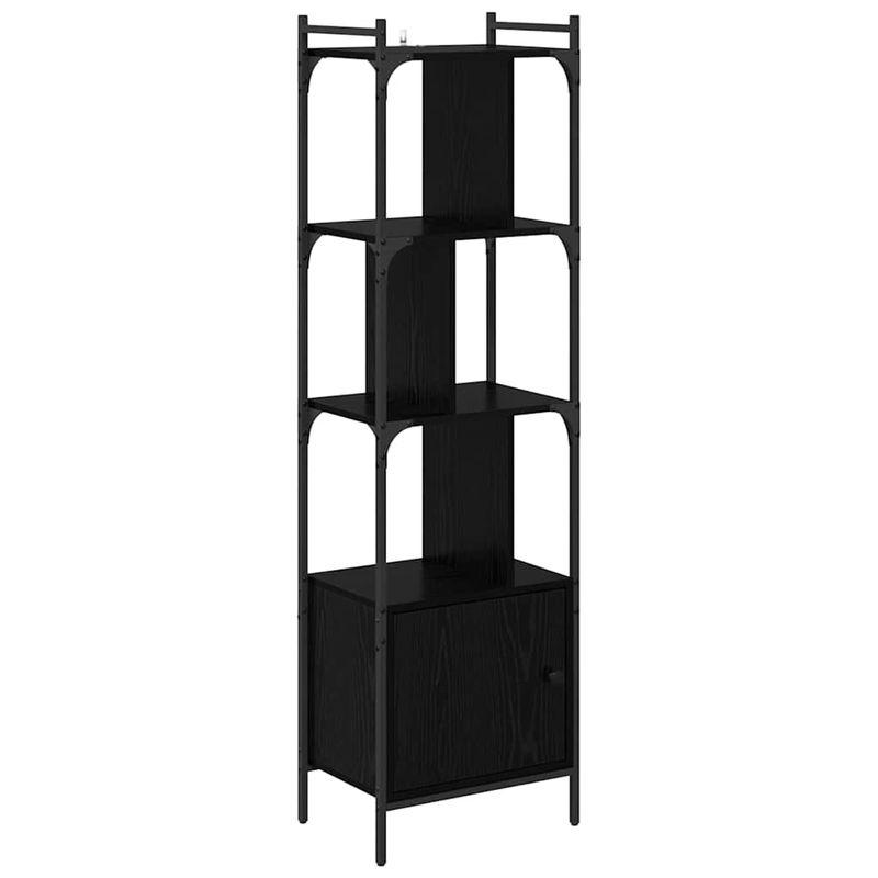 Casa si Gradina - Mobilier - Biblioteci si rafturi - Biblioteci - Biblioteca Stejar Negru 44,5 x 30 x 154,5 cm Lemn compozit - Infinity.ro