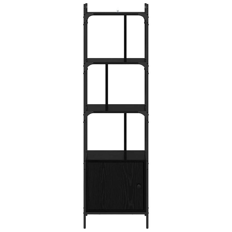 Casa si Gradina - Mobilier - Biblioteci si rafturi - Biblioteci - Biblioteca Stejar Negru 44,5 x 30 x 154,5 cm Lemn compozit - Infinity.ro
