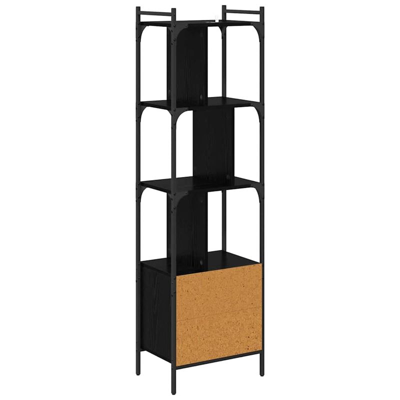 Casa si Gradina - Mobilier - Biblioteci si rafturi - Biblioteci - Biblioteca Stejar Negru 44,5 x 30 x 154,5 cm Lemn compozit - Infinity.ro