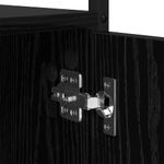 Casa si Gradina - Mobilier - Biblioteci si rafturi - Biblioteci - Biblioteca Stejar Negru 44,5 x 30 x 154,5 cm Lemn compozit - Infinity.ro