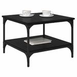 Casa si Gradina - Mobilier - Comode si corpuri - Noptiere - Masa de cafea Stejar Negru 55 x 55 x 40 cm Lemn compozit - Infinity.ro