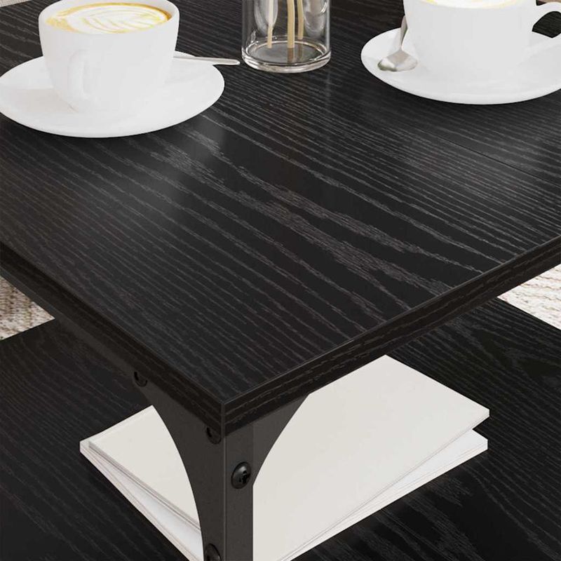 Casa si Gradina - Mobilier - Mese si birouri - Masute de cafea - Masa de cafea Stejar Negru 55 x 55 x 40 cm Lemn compozit - Infinity.ro