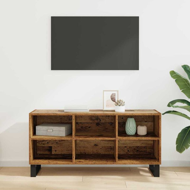 Casa si Gradina - Mobilier - Comode si corpuri - Comode - Cabinet TV Lemn Vechi 103,5 x 30 x 50 cm Lemn compozit - Infinity.ro
