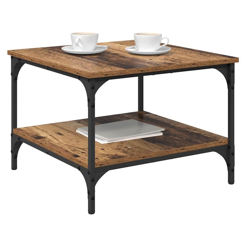 Casa si Gradina - Mobilier - Mese si birouri - Masute de cafea - Masa de cafea Lemn Vechi 55 x 55 x 40 cm Lemn compozit - Infinity.ro