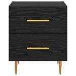 Casa si Gradina - Mobilier - Comode si corpuri - Noptiere - Noptiera cu sertar 2 pcs Stejar Negru 40 x 35 x 47,5 cm - Infinity.ro
