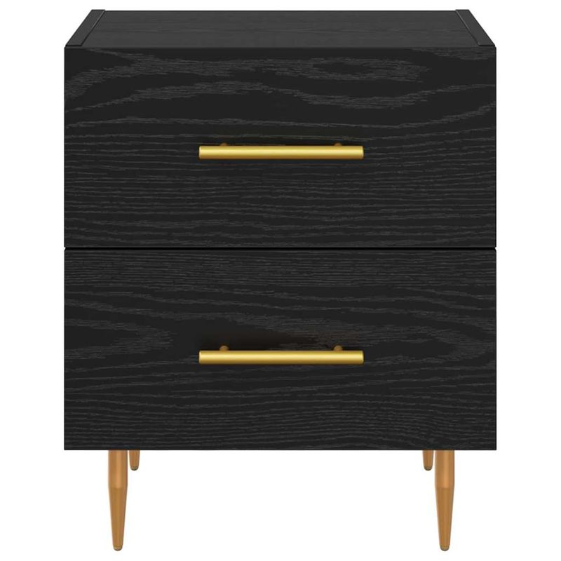 Casa si Gradina - Mobilier - Comode si corpuri - Noptiere - Noptiera cu sertar 2 pcs Stejar Negru 40 x 35 x 47,5 cm - Infinity.ro